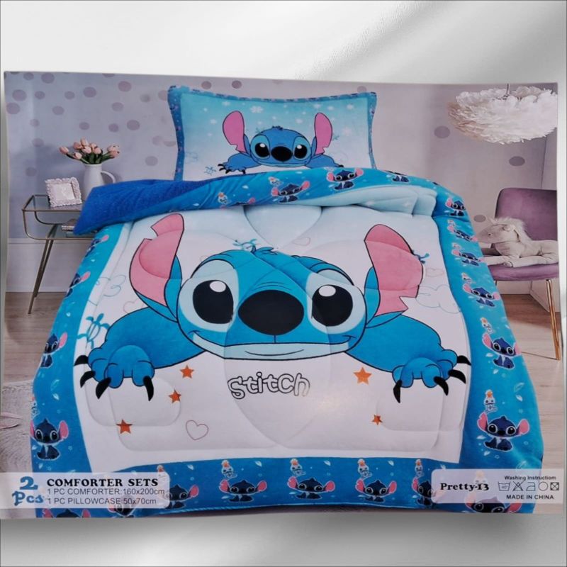 Acolchados de Stitch tamaño 1 plaza