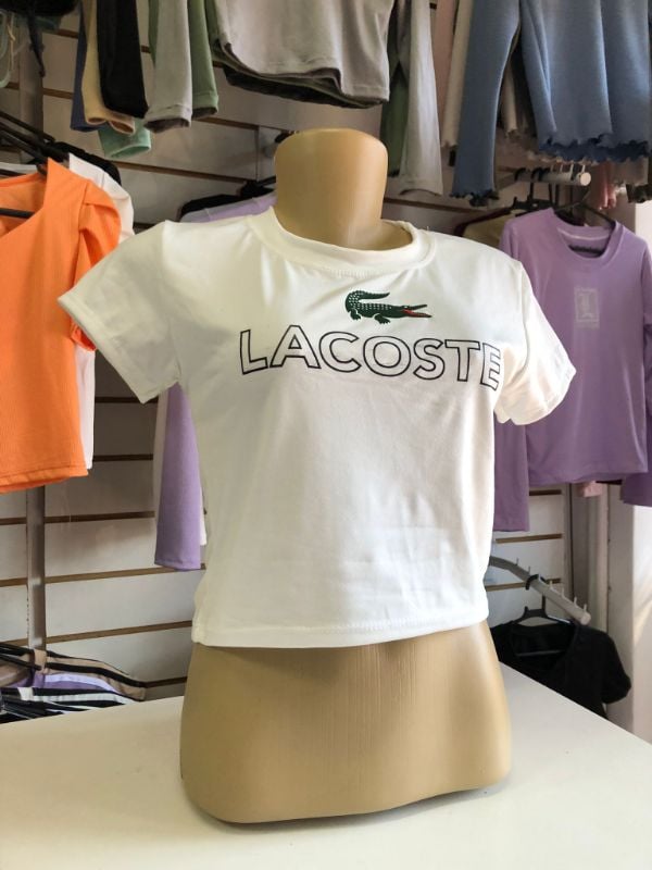 Blusas y crops de Lacoste