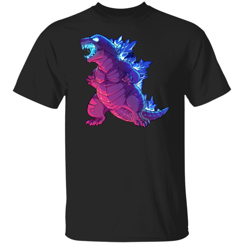 Chibi Godzilla Blue Light