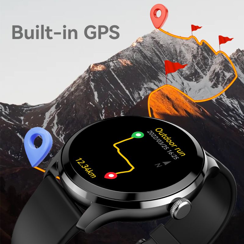 G15 - Montre Sport 1.3" – GPS & Étanche 5ATM