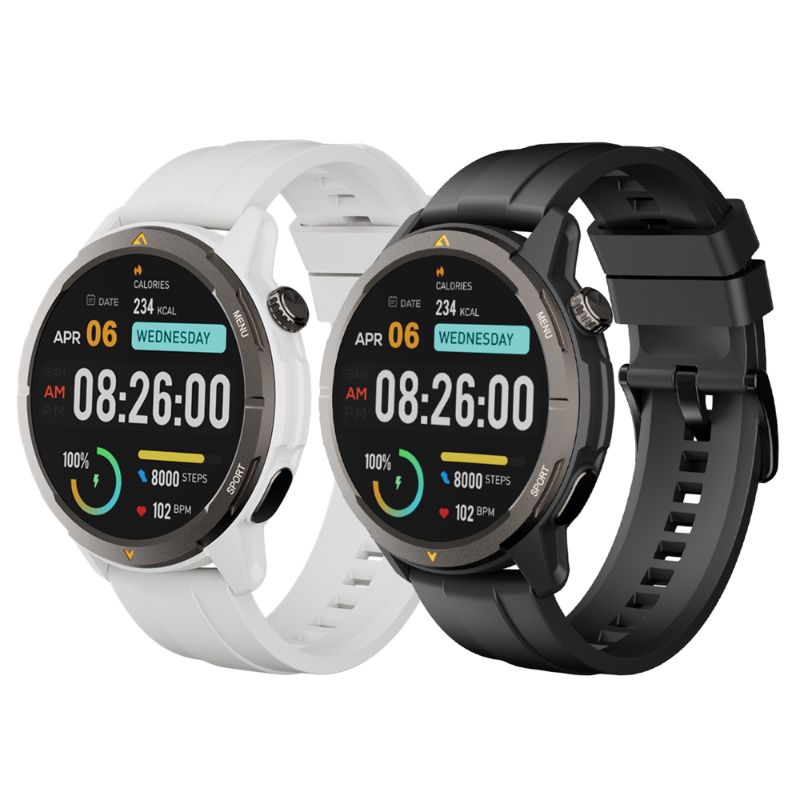 Montre connectée AGM Legion – Robuste | Écran AMOLED | Suivi Santé | Multi-Sport | GPS | Boussole | Étanche 5ATM | Batterie longue durée