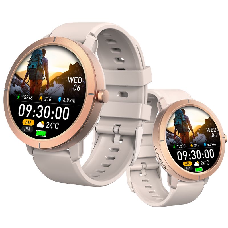 Montre connectée DM76 – GPS intégré | Écran AMOLED 1,32″ | 170+ Modes Sport | Étanchéité 5ATM | Appels Bluetooth | Boussole & Altimètre