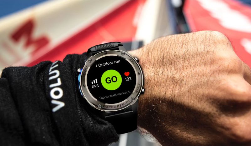 Montre connectée DM56 Smartwatch – Écran AMOLED 1,43″ | GPS double-fréquence L1+L5 | Étanchéité 5 ATM | Batterie 500 mAh | 170+ modes sportifs