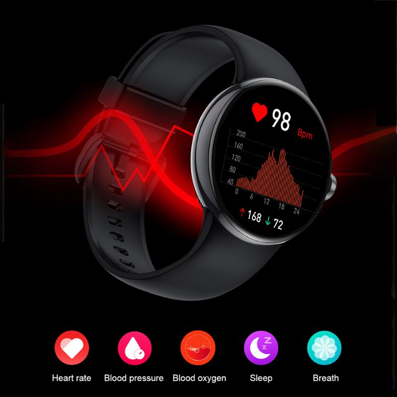 Montre connectée LA24 Pro – Écran AMOLED 1,3″ | Appels Bluetooth | GPS intégré | Assistant vocal AI | Étanchéité IP68 | 100+ Modes Sport