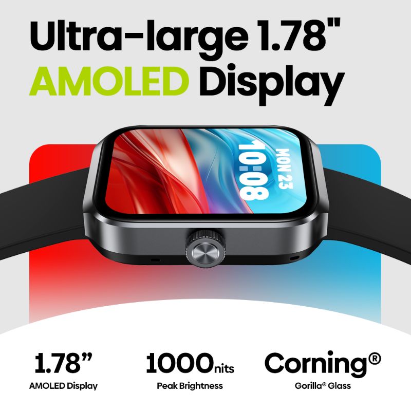 Montre connectée Zeblaze Beyond 3 Plus – Écran AMOLED | GPS intégré | Suivi Santé | Étanche 3ATM | Autonomie 45 jours | Design Premium