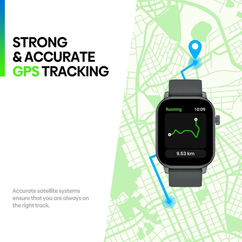 Montre connectée Zeblaze GTS 3 GPS – Écran 2.01″ | GPS intégré | Appels Bluetooth | Suivi Santé | Autonomie jusqu’à 14 jours