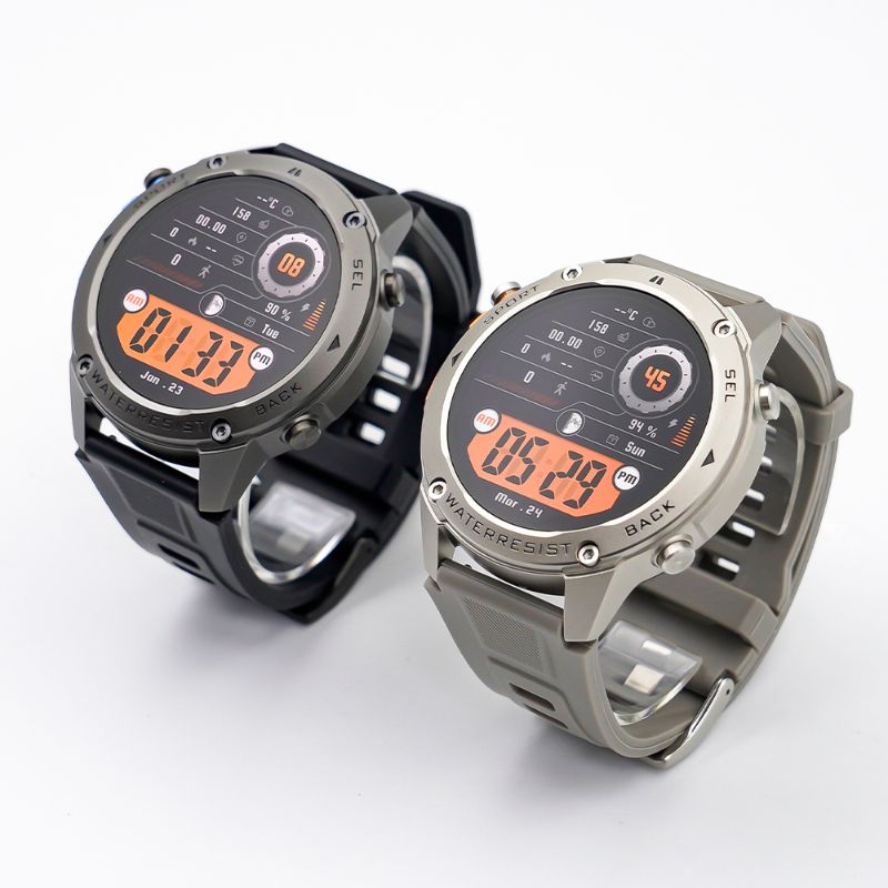 Montre connectée DM56 Smartwatch – Écran AMOLED 1,43″ | GPS double-fréquence L1+L5 | Étanchéité 5 ATM | Batterie 500 mAh | 170+ modes sportifs