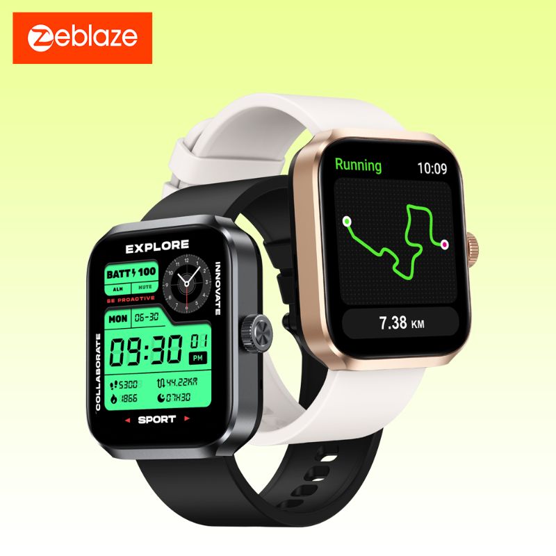 Montre connectée Zeblaze Beyond 3 Plus – Écran AMOLED | GPS intégré | Suivi Santé | Étanche 3ATM | Autonomie 45 jours | Design Premium