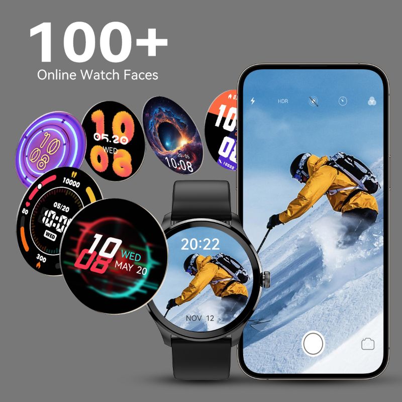 G15 - Montre Sport 1.3" – GPS & Étanche 5ATM