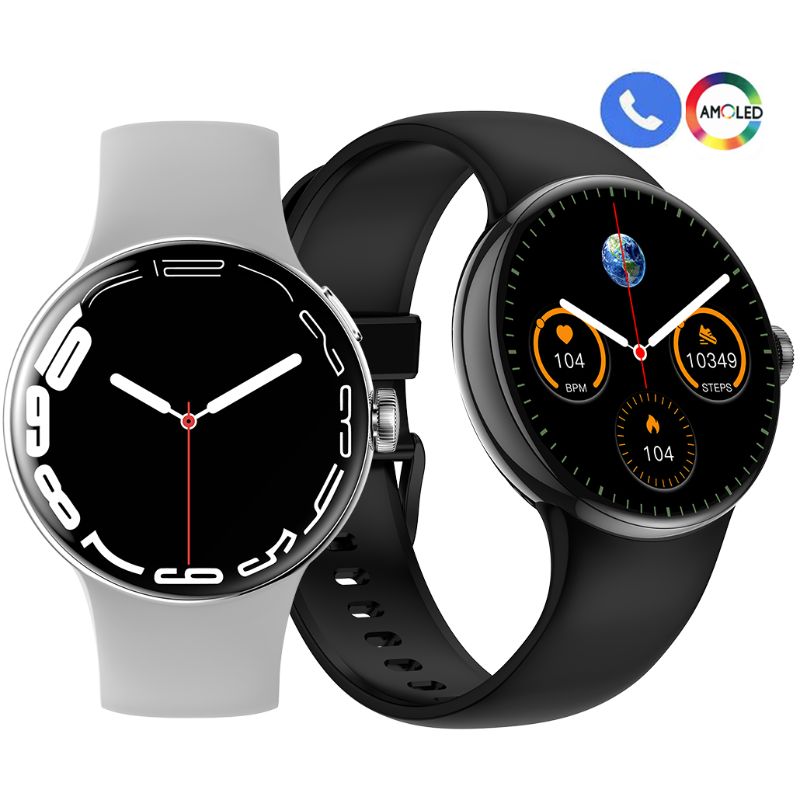 Montre connectée LA24 Pro – Écran AMOLED 1,3″ | Appels Bluetooth | GPS intégré | Assistant vocal AI | Étanchéité IP68 | 100+ Modes Sport
