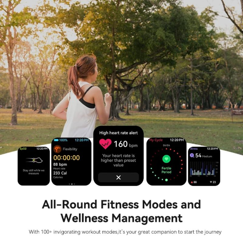 Montre connectée S06 Smartwatch – Design robuste | Appels Bluetooth | +100 Modes Sport | Suivi Santé | Étanche IP68 | Batterie longue durée