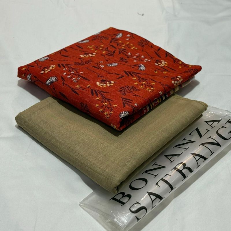 Unstitched Khaddar Printed 2pc