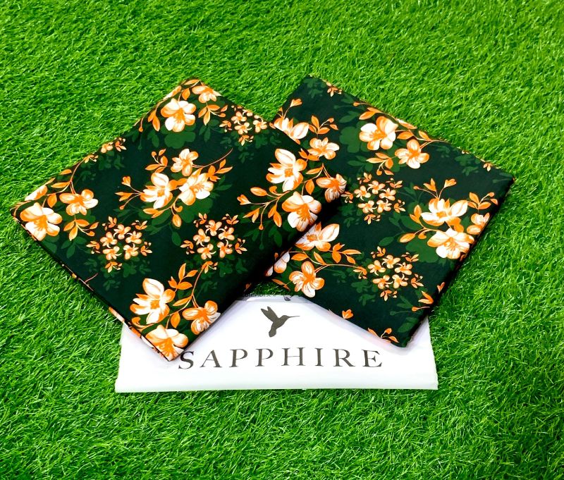 Unstitched Linen Printed 2pc