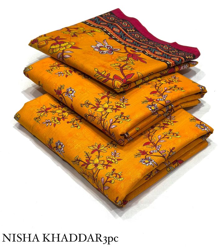 Unstitched Printed Khaddar 3pc