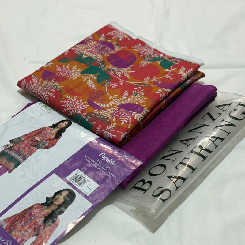 Unstitched Khaddar Printed 2pc