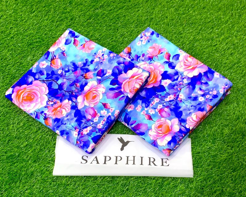 Unstitched Linen Printed 2pc