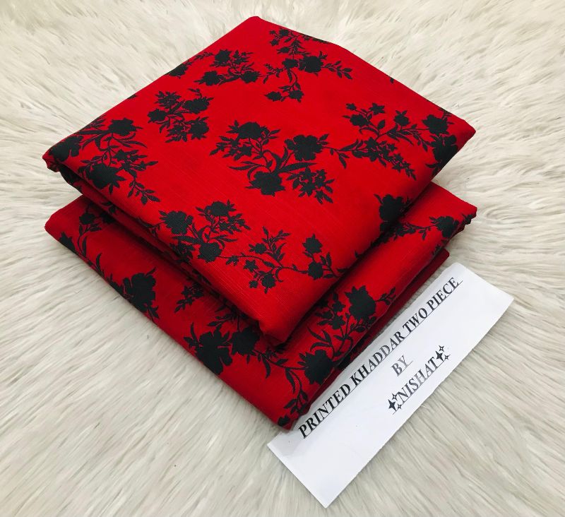 2pc Khaddar Digital printed