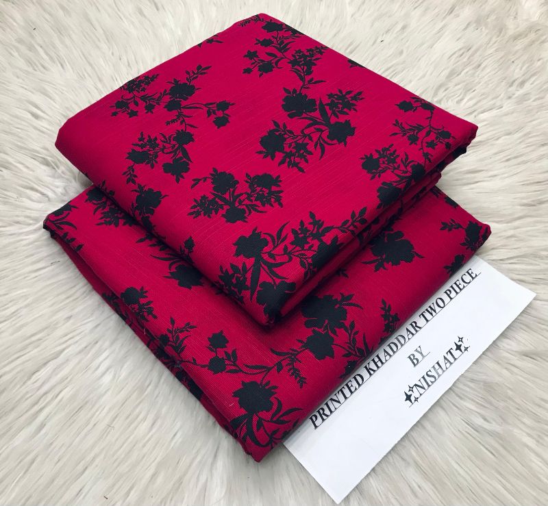 2pc Khaddar Digital printed