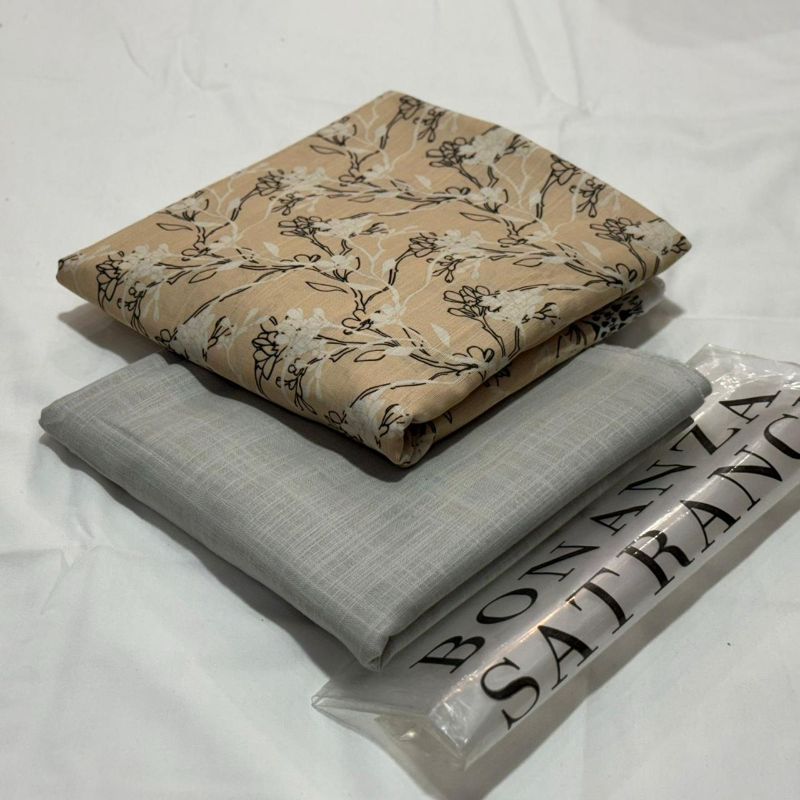 Unstitched Khaddar Printed 2pc