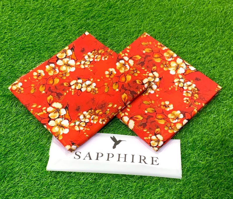 Unstitched Linen Printed 2pc