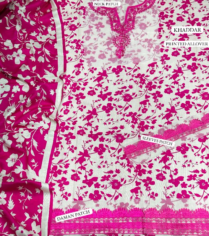 IZNiK Embroidered khaddar