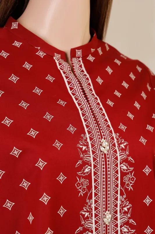 Unstitched Printed Lawn Shir