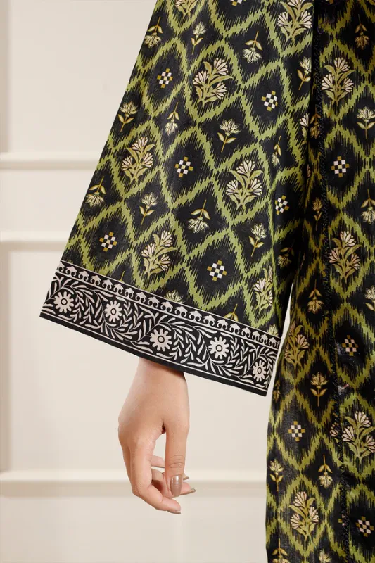 Unstitched Printed Lawn 3 Piece