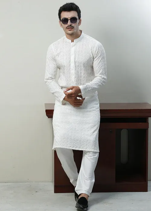 Kurta Corner - Designer Kurta 7270-18 -Kurta Corner