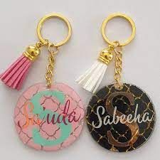 customize name keychain