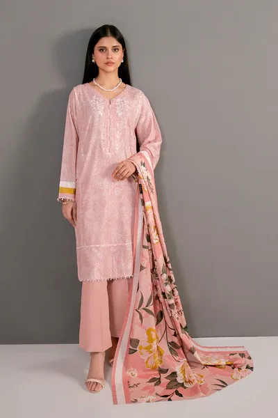 3 Pc Khaddar Suit