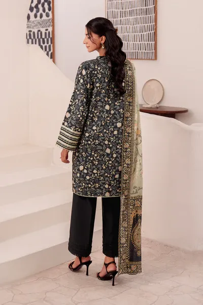 Printed - 3 Pc Lawn Suit (Lawn Dupatta)