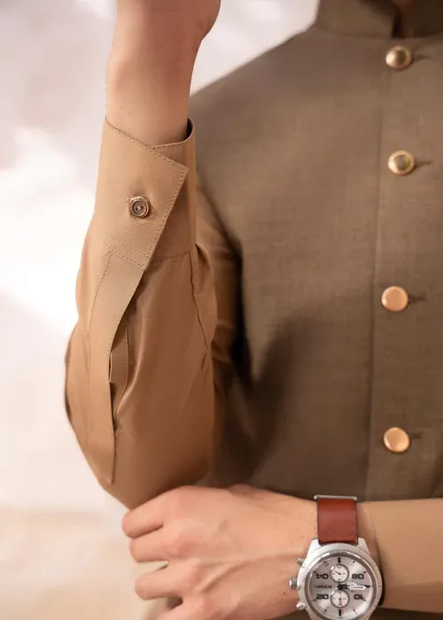 Dull Gold - Waistcoat -Eminence