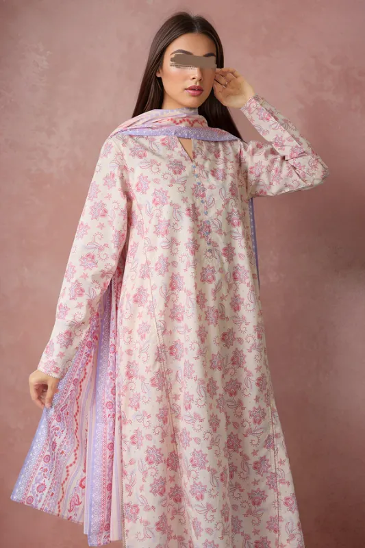 Unstitched Printed Lawn Shirt
