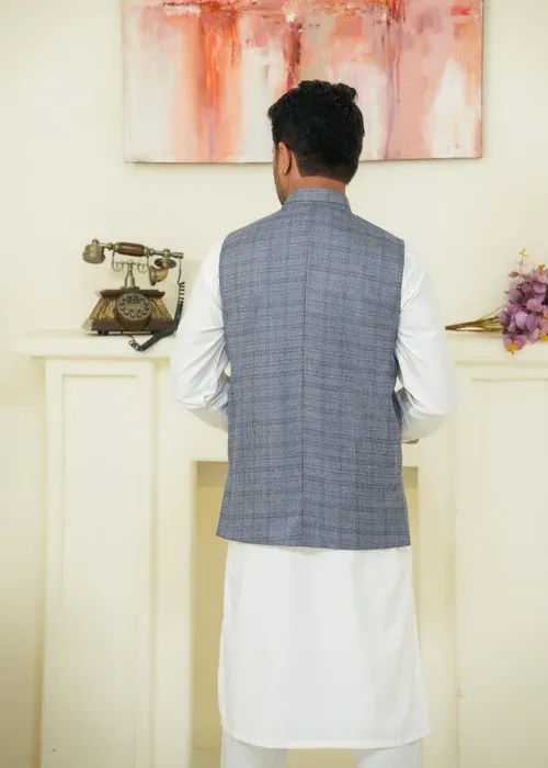 LIGHT GREY WAISCOAT MEN YW910 -Yes the instyle