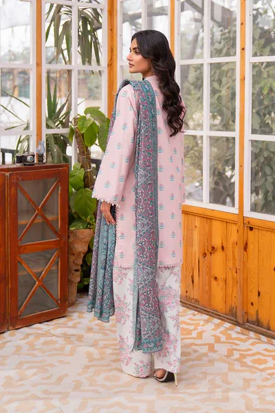 Embroidered - 3 Pc Lawn Suit (Lawn Dupatta)