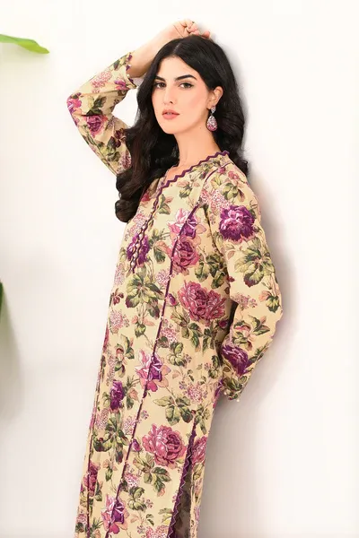 Printed - 2 Pc Khaddar Suit