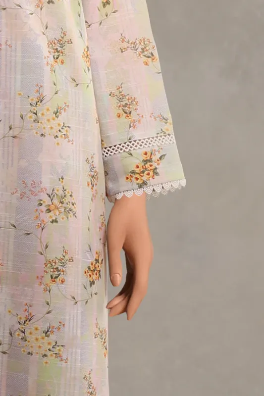 Unstitched Printed Khaddar Shirt