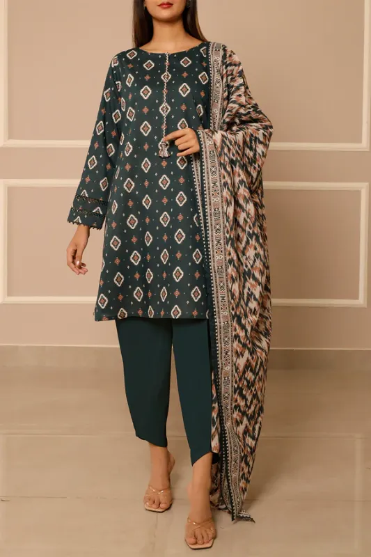 Printed Lawn 3 Piece