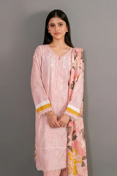 3 Pc Khaddar Suit
