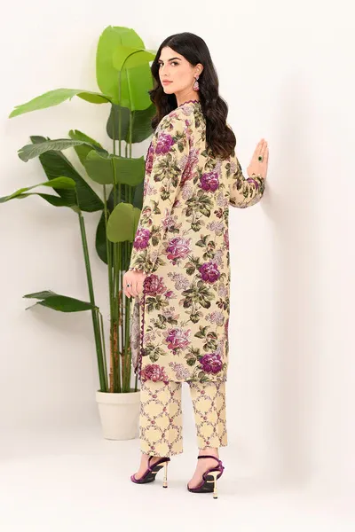 Printed - 2 Pc Khaddar Suit