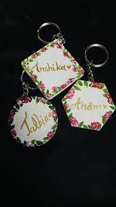 customize name keychain