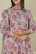 printed lawn suit 3 pice