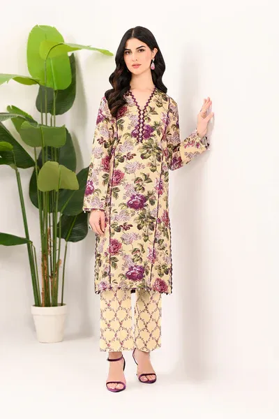 Printed - 2 Pc Khaddar Suit