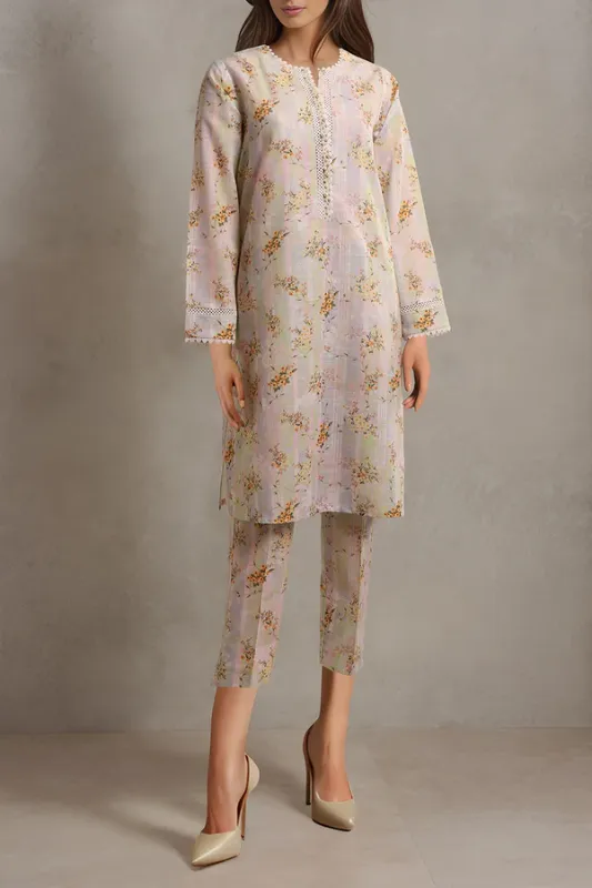 Unstitched Printed Khaddar Shirt