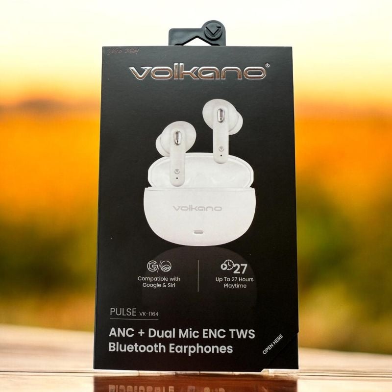 Volkano Pulse VK-1164 ANC + Dual Mic ENC TWS Bluetooth Earphones
