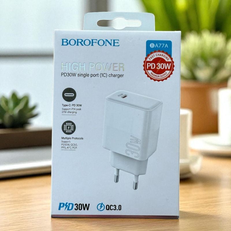 Borofone BA77A – PD30W Fast Charger