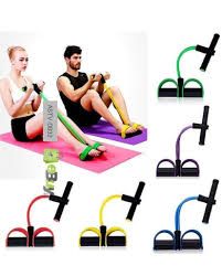 Double Pull Rope Tummy Trimmer – Resistance Bands for Home Workout