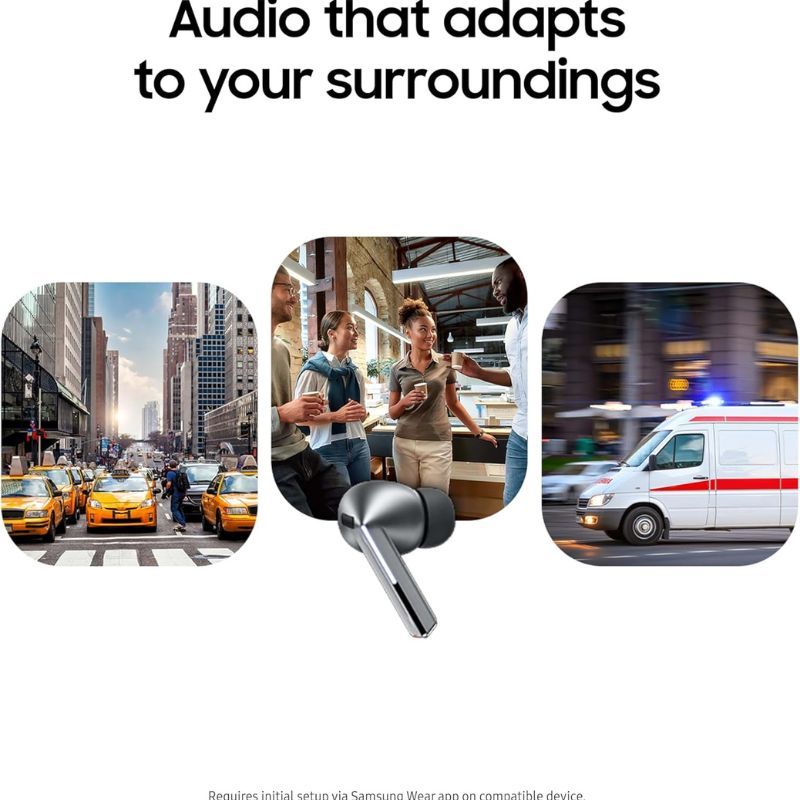 Samsung Galaxy Buds 3 Pro | BLACK | ANC Wireless Bluetooth Earbuds with Adaptive AI & Immersive Sound