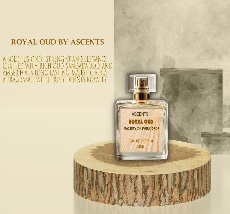 Royal Oud Perfume Spray | Long Lasting Perfume | Unisex Arabic Perfume | ASCENTS
