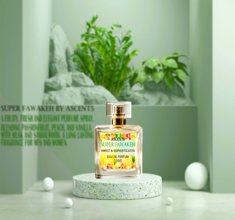 Super Fawakeh Perfume Spray | Long Lasting Perfume | Fruity Floral Unisex Perfume | ASCENTS